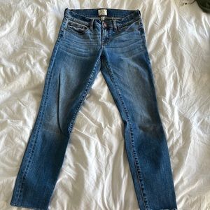 J. Crew toothpick jeans like new sz 26 stretch